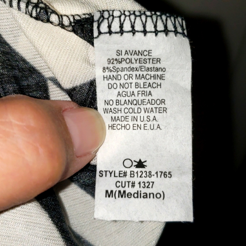 Houndstooth print tunic - Picture 4 of 4